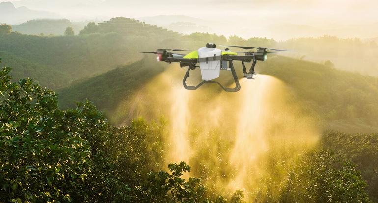 Heavy Payload Spraying Drones in Agriculture